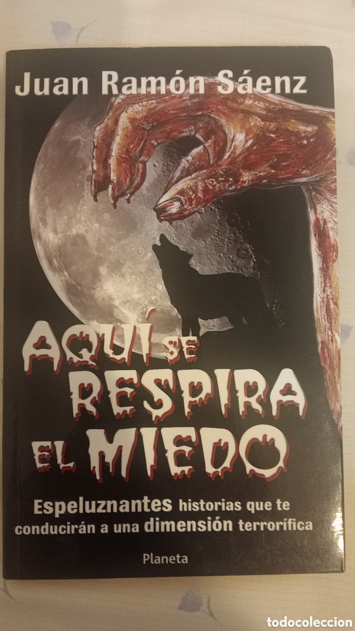 Libros de segunda mano: Aqu&iacute; se respira el miedo. Juan Ram&oacute;n S&aacute;enz. PRIMERA EDICI&Oacute;N. DESCATALOGADO