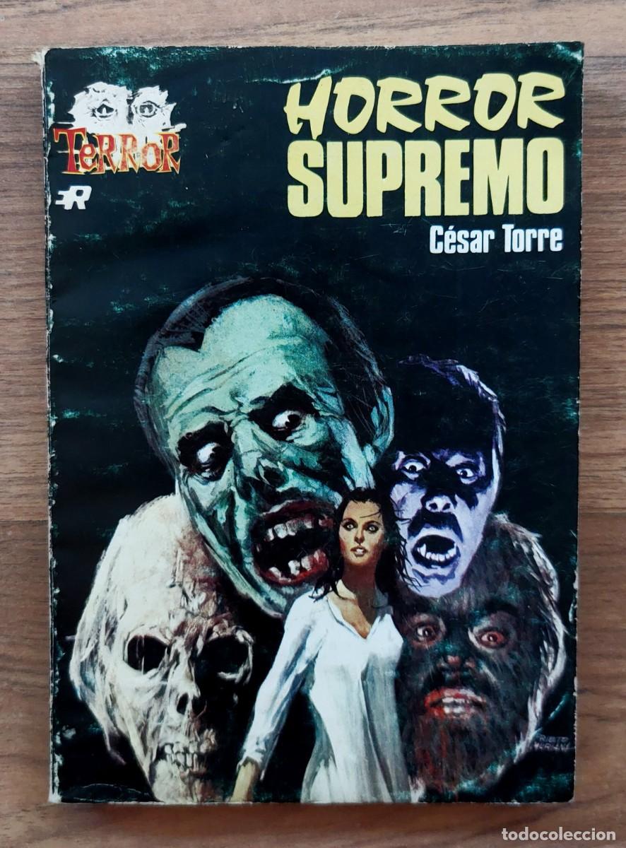 Libros de segunda mano: ROLLAN TERROR N&ordm; 44-HORROR SUPREMO (CESAR TORRE) NOVELAS-BOLSILIBROS-PULP