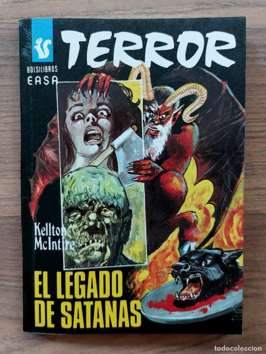 Libros de segunda mano: EASA TERROR N&ordm; 166-EL LEGADO DE SATANAS (KELLTOM MCLNTIRE) NOVELAS-BOLSILIBROS-PULP