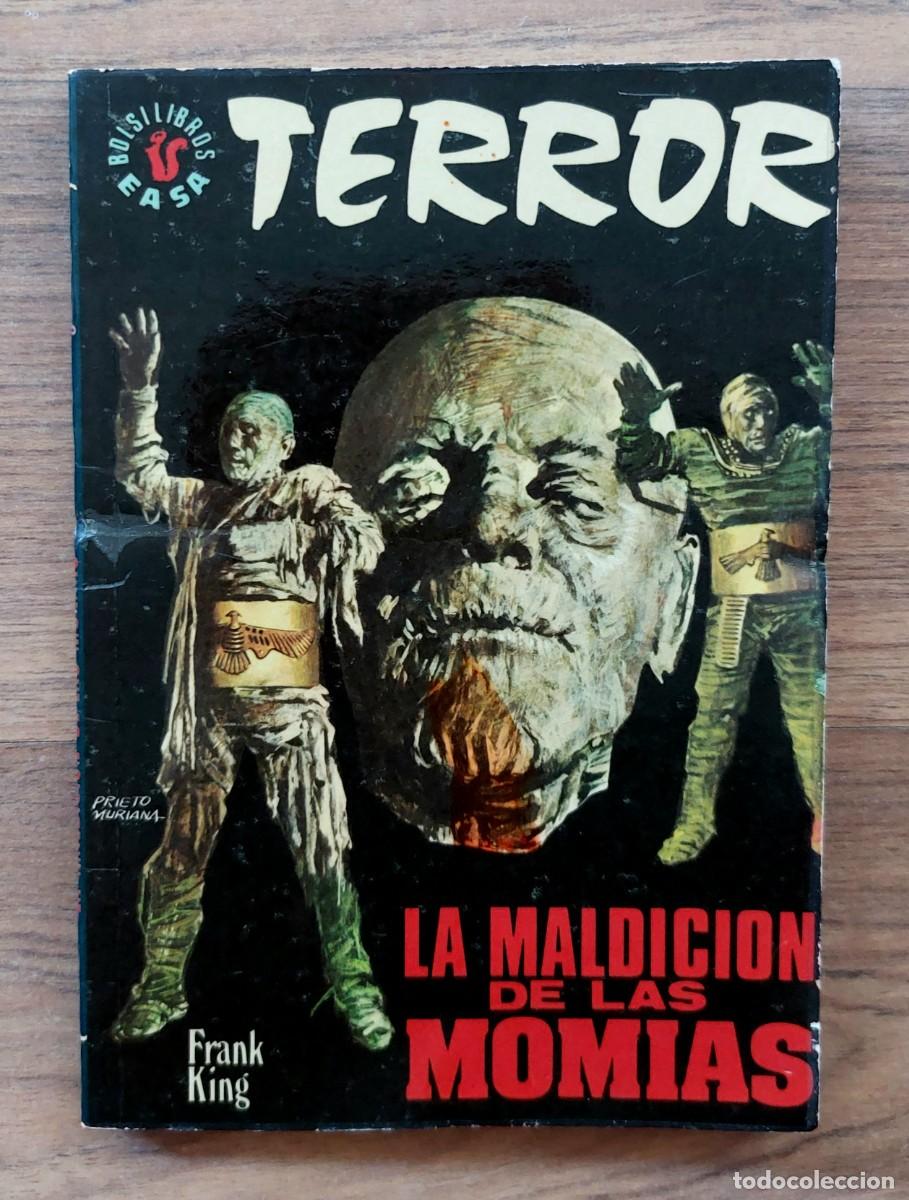 Libros de segunda mano: EASA TERROR N&ordm; 74-LA MALDICION DE LAS MOMIAS (FRANK KING) NOVELAS-BOLSILIBROS-PULP