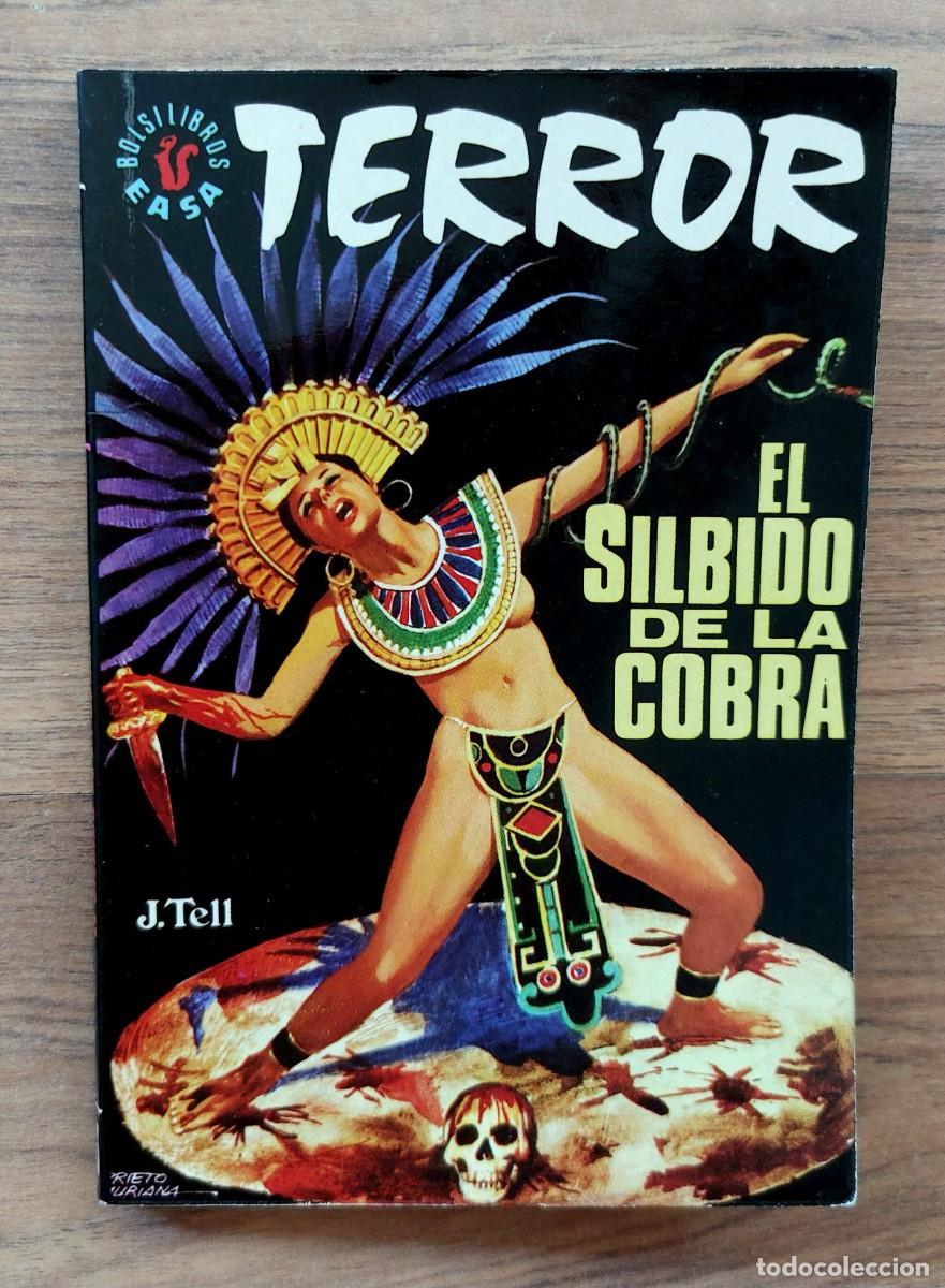 Libros de segunda mano: EASA TERROR N&ordm; 57-EL SILBIDO DE LA COBRA (JOSEPH TELL) NOVELAS-BOLSILIBROS-PULP