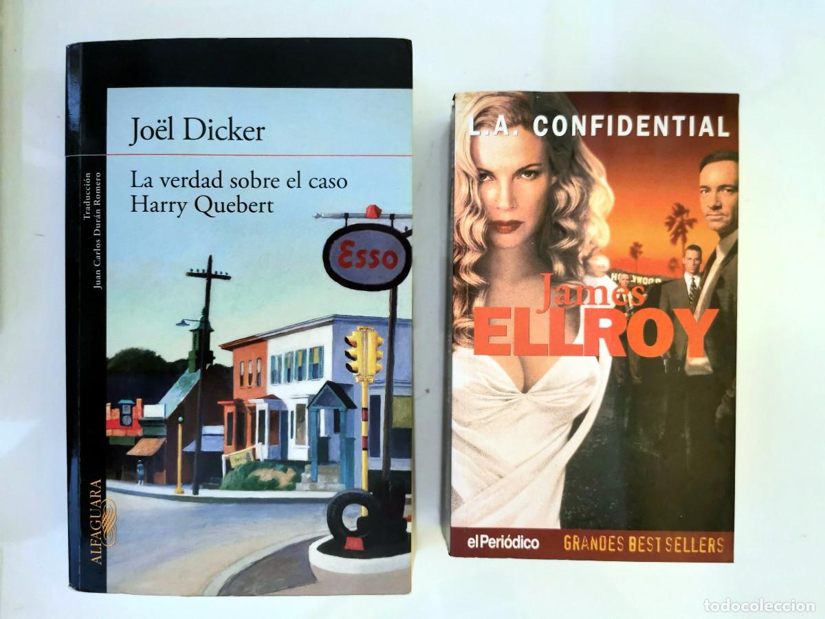 Livros em segunda m&atilde;o: La verdad sobre el caso Harry Quebert. J&ouml;el Dicker + L. A. Confidential. James Ellroy.