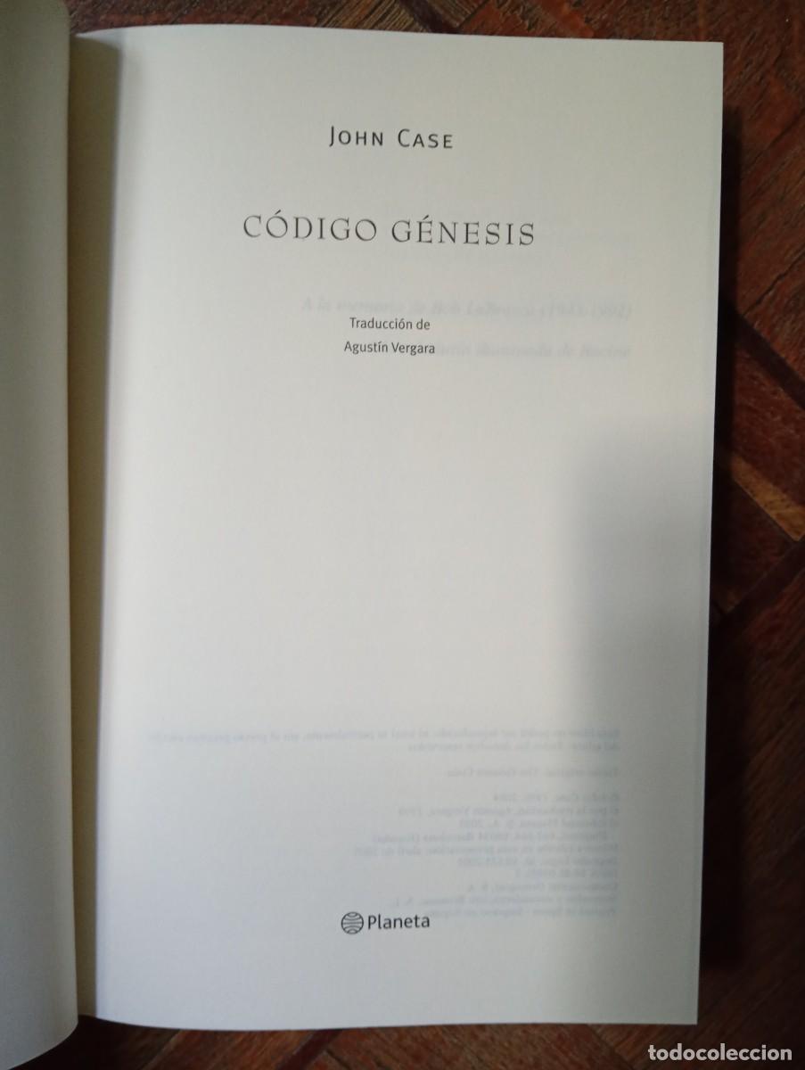 Libros de segunda mano: John Case. C&oacute;digo g&eacute;nesis - Foto 2