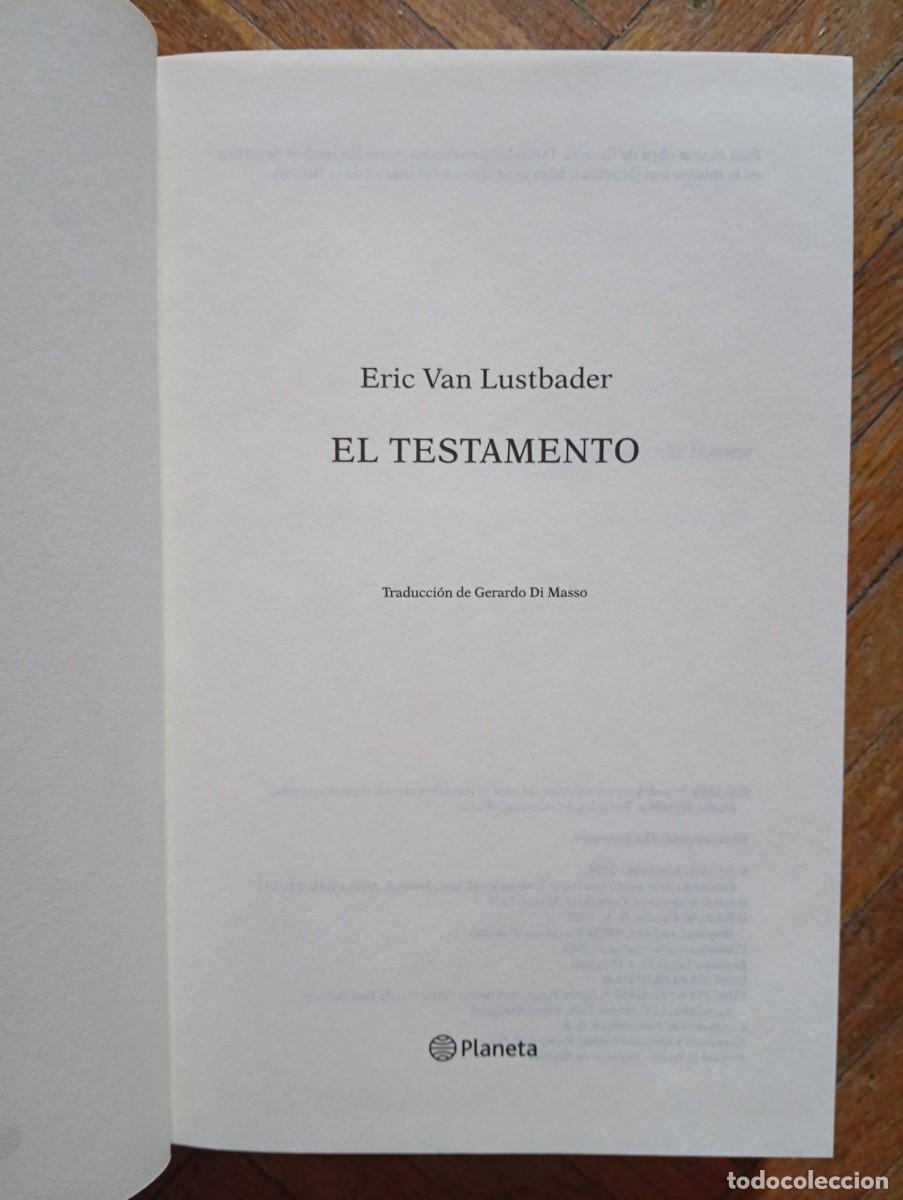 Libros de segunda mano: Eric Van Lustbader. El testamento - Foto 2