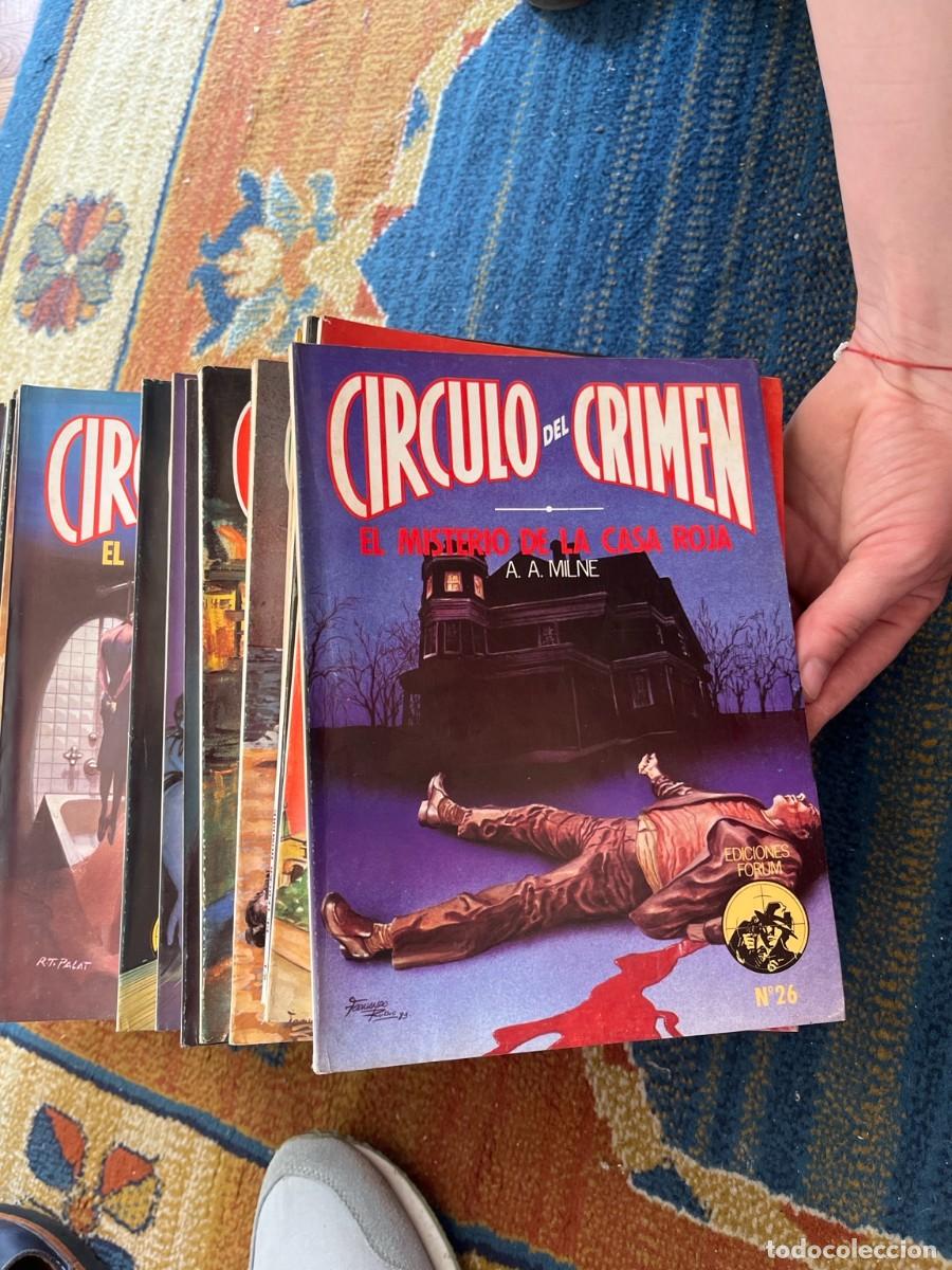 Libros de segunda mano: C&iacute;rculo del Crimen Editorial Molino 4 archivadores completos con fundas originales