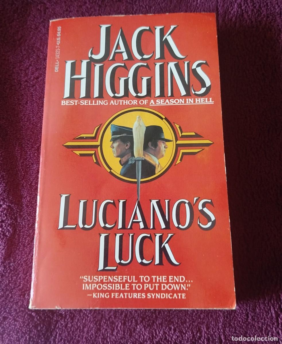 Libros de segunda mano: Edici&oacute;n de bolsillo en ingl&eacute;s de Luciano's Luck de Jack Higgins, de 1981