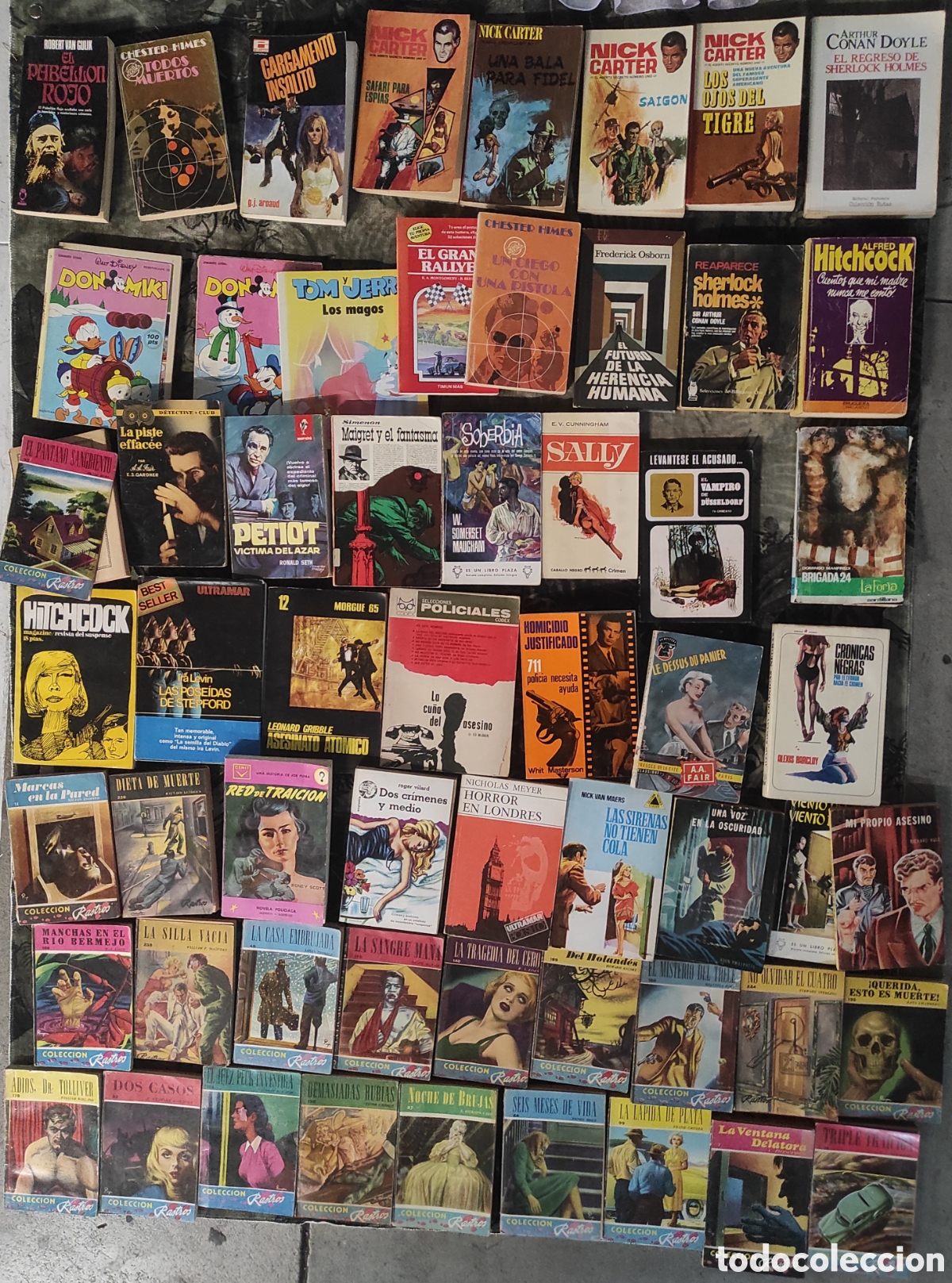 Libros de segunda mano: Gran Lote + 60 Libros Terror Misterio y Polic&iacute;aco. Colecci&oacute;n Rastros y m&aacute;s