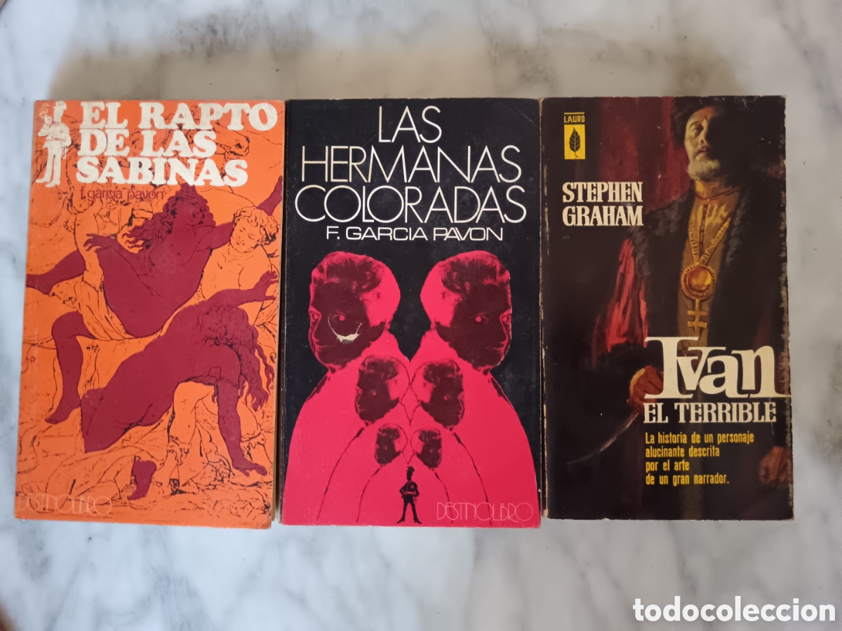 Libros de segunda mano: Lote 3 novelas vintage: Garc&iacute;a Pav&oacute;n, Stephen Graham y Leonida Repaci