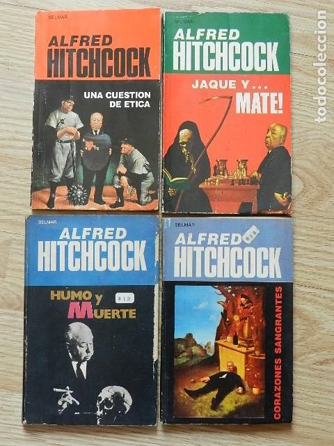 Libros de segunda mano: Lote 4 ALFRED HITCHCOCK CUESTION &Eacute;TICA HUMO Y MUERTE CORAZONES SANGRANTES JAQUE MATE SELMAR 1975