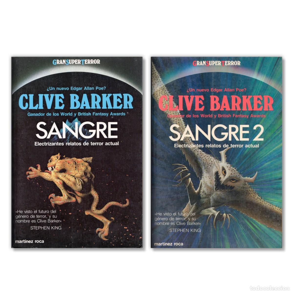 Libros de segunda mano: SANGRE 1 y 2 Clive Barker - Foto 1