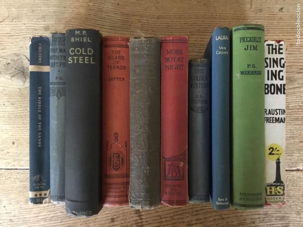 Livres d'occasion: LOTE 10 LIBROS // MISTERIO Y POLICIACO // LITERATURA INGLESA, AMERICANA // EN INGLES // 7