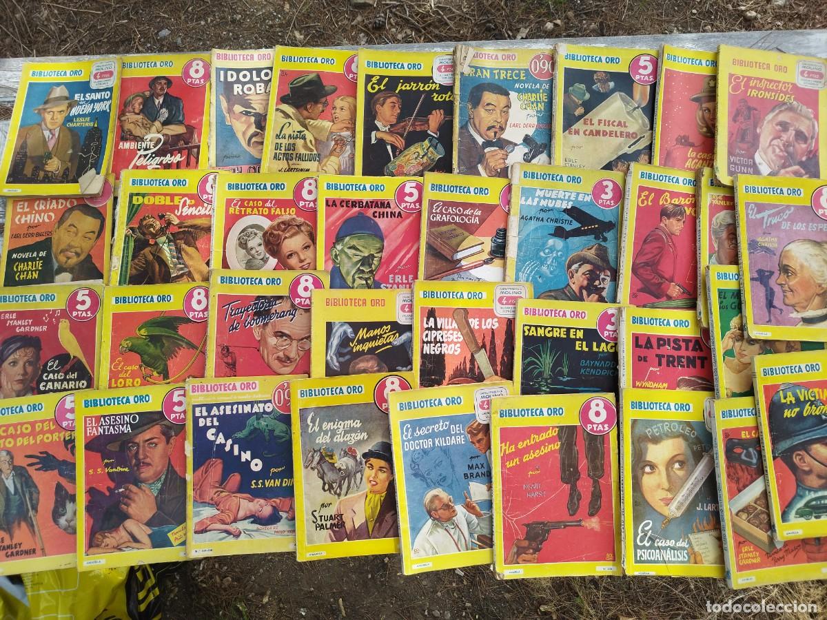 Libros de segunda mano: lote de 35 libros de misterio y terror biblioteca oro. serie amarilla