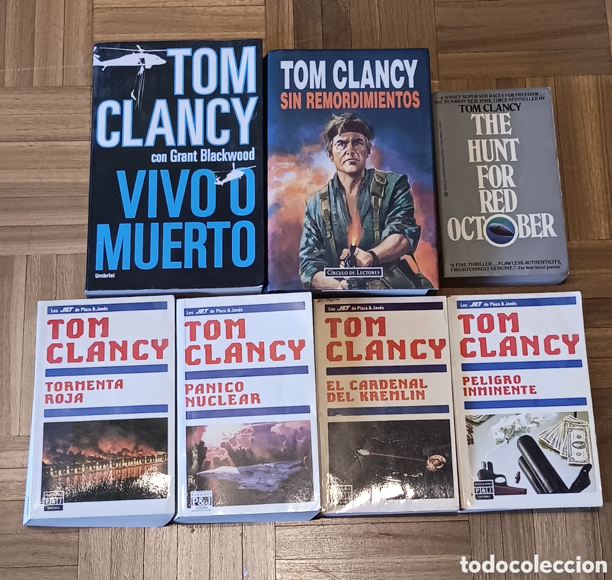 Libros de segunda mano: TOM CLANCY. Lote 7 novelas