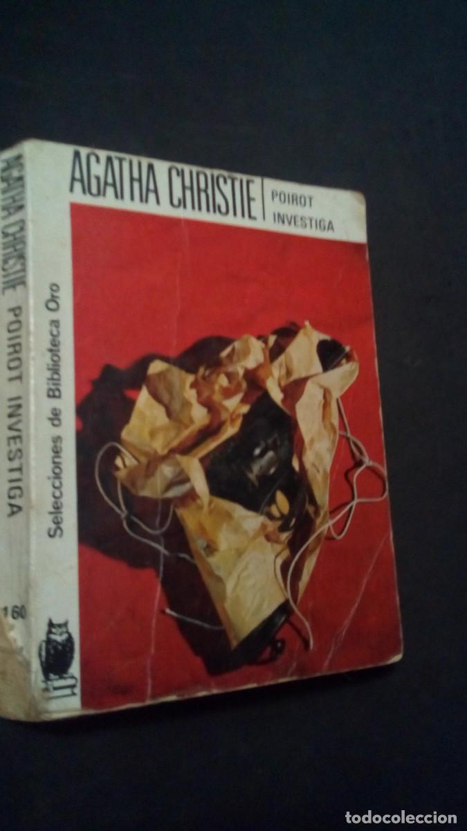 Libros de segunda mano: AGATHA CHRISTIE-POIROT INVESTIGA-SELECCIONES DE BIBLIOTECA ORO-EDITORIAL MOLINO 1960