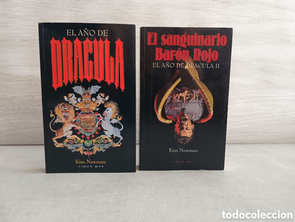 Libros de segunda mano: EL A&Ntilde;O DE DR&Aacute;CULA y EL SANGUINARIO BAR&Oacute;N ROJO. KIM NEWMAN. TIMUNMAS.