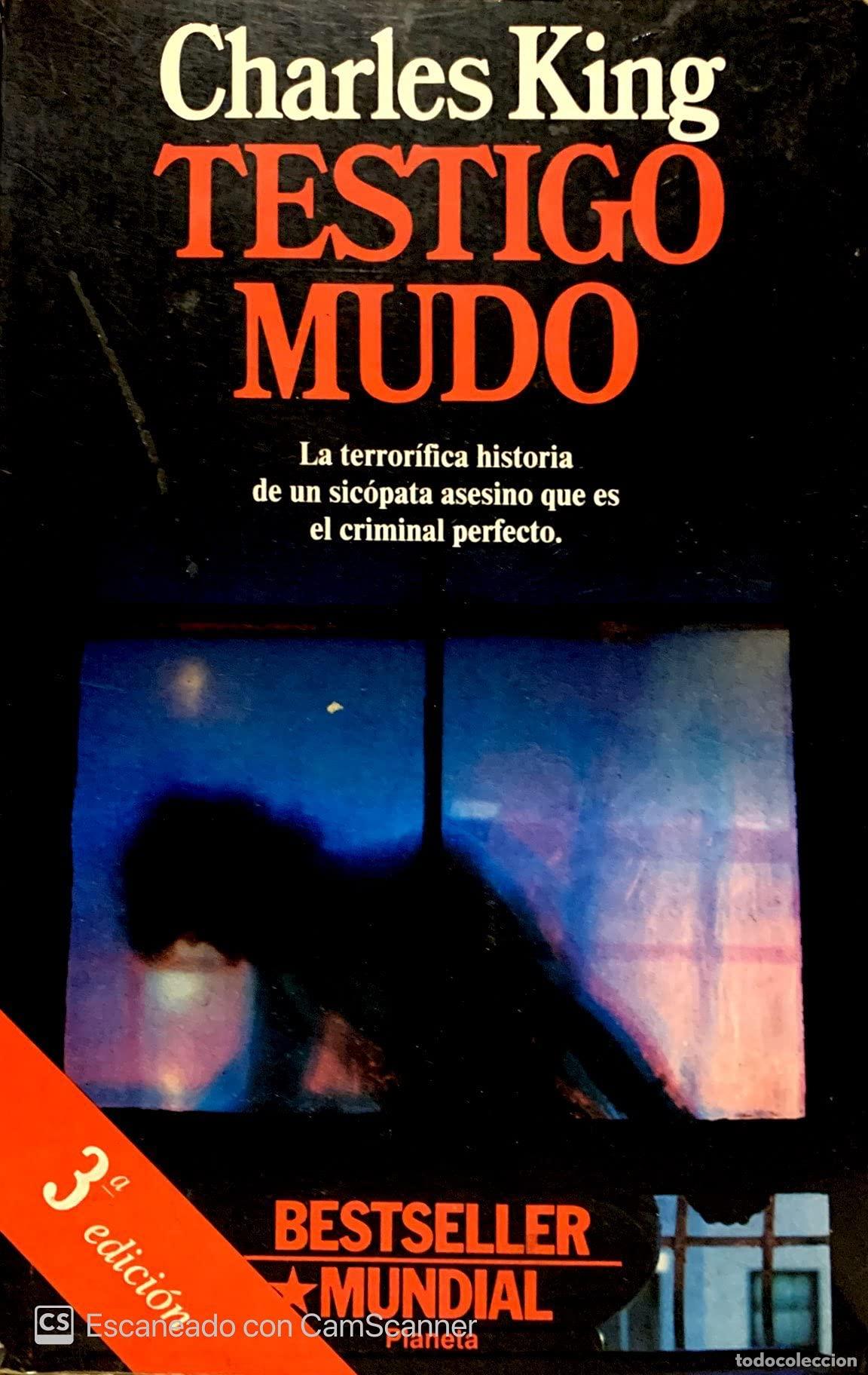 Libros de segunda mano: Testigo mudo - King,Charles