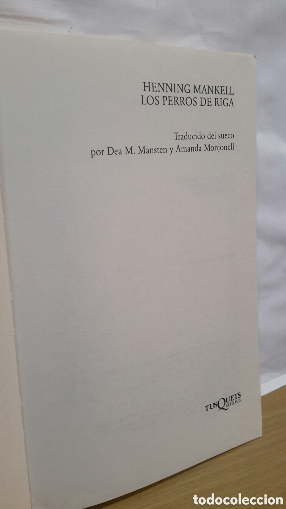 Second hand books: Los perros de Riga - Henning Mankel