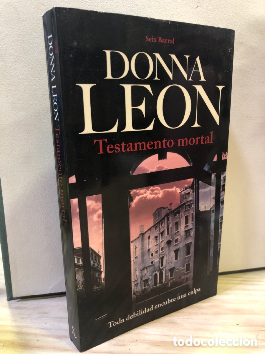 Libros de segunda mano: Testamento mortal - Donna Leon - Foto 1