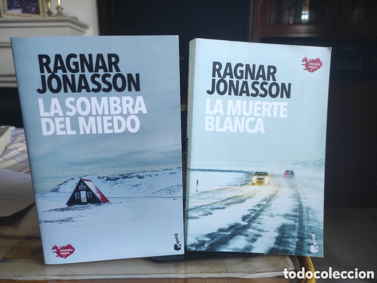 Libros de segunda mano: La sombra del miedo y La muerte blanca. Ragnar Jonasson