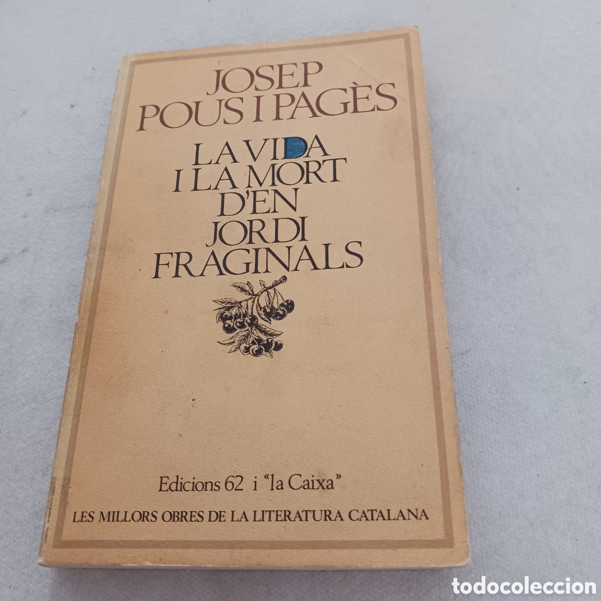 Libros de segunda mano: La vida i la mort d'en Jordi Fraginals de Josep Pous i Pag&egrave;s