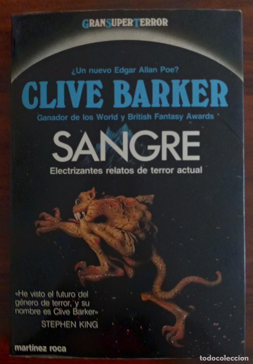 Libros de segunda mano: SANGRE, de CLIVE BARKER (GRAN SUPER TERROR, MART&Iacute;NEZ ROCA)