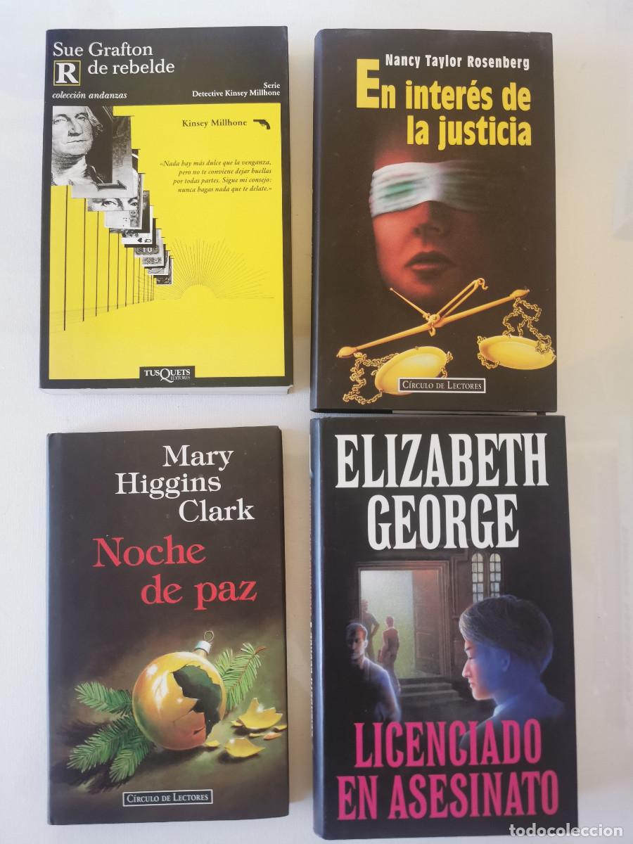 Libros de segunda mano: R de rebelde Sue Grafton En inter&eacute;s de la justicia Nancy Taylor Noche de Paz Licenciado en asesinato