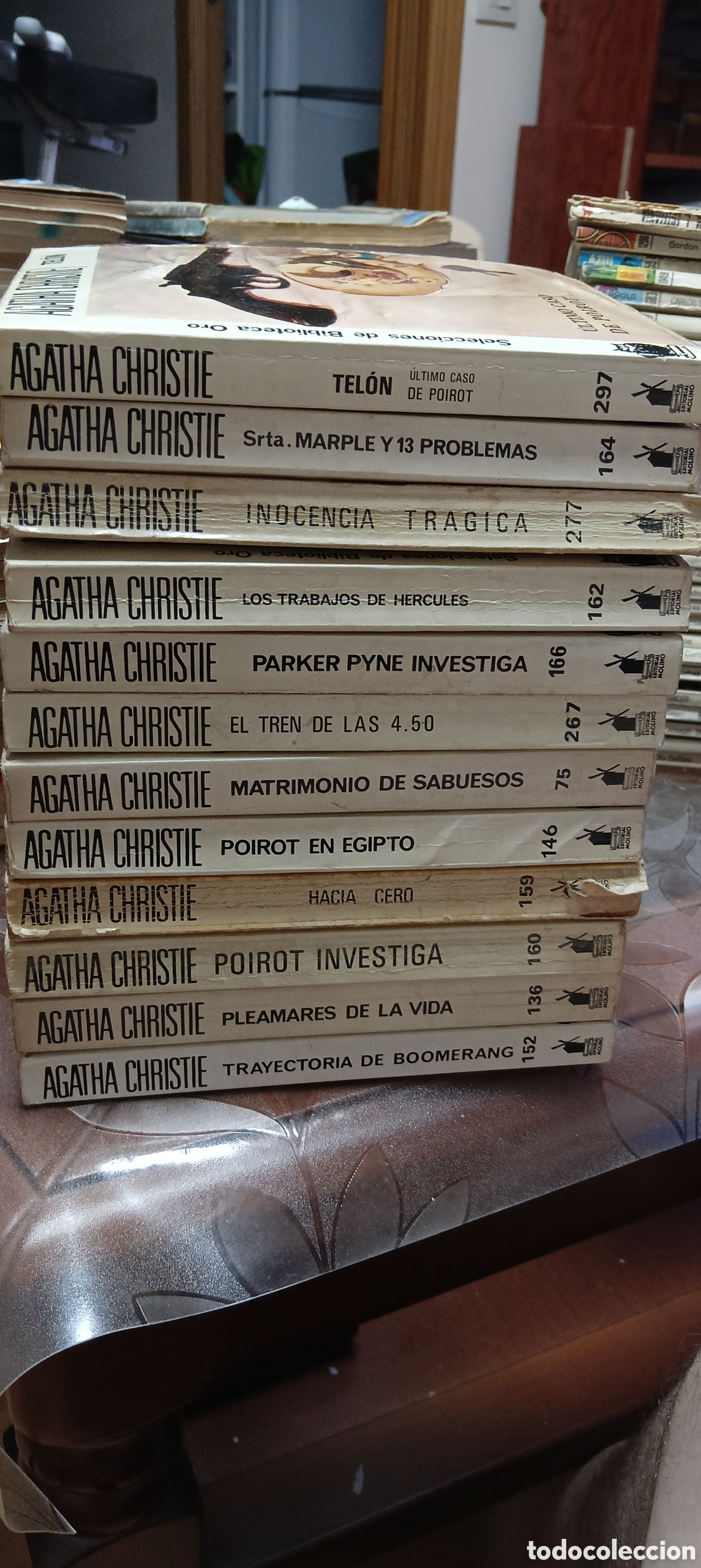 Libros de segunda mano: Lote de 12 novelas Agatha Christie