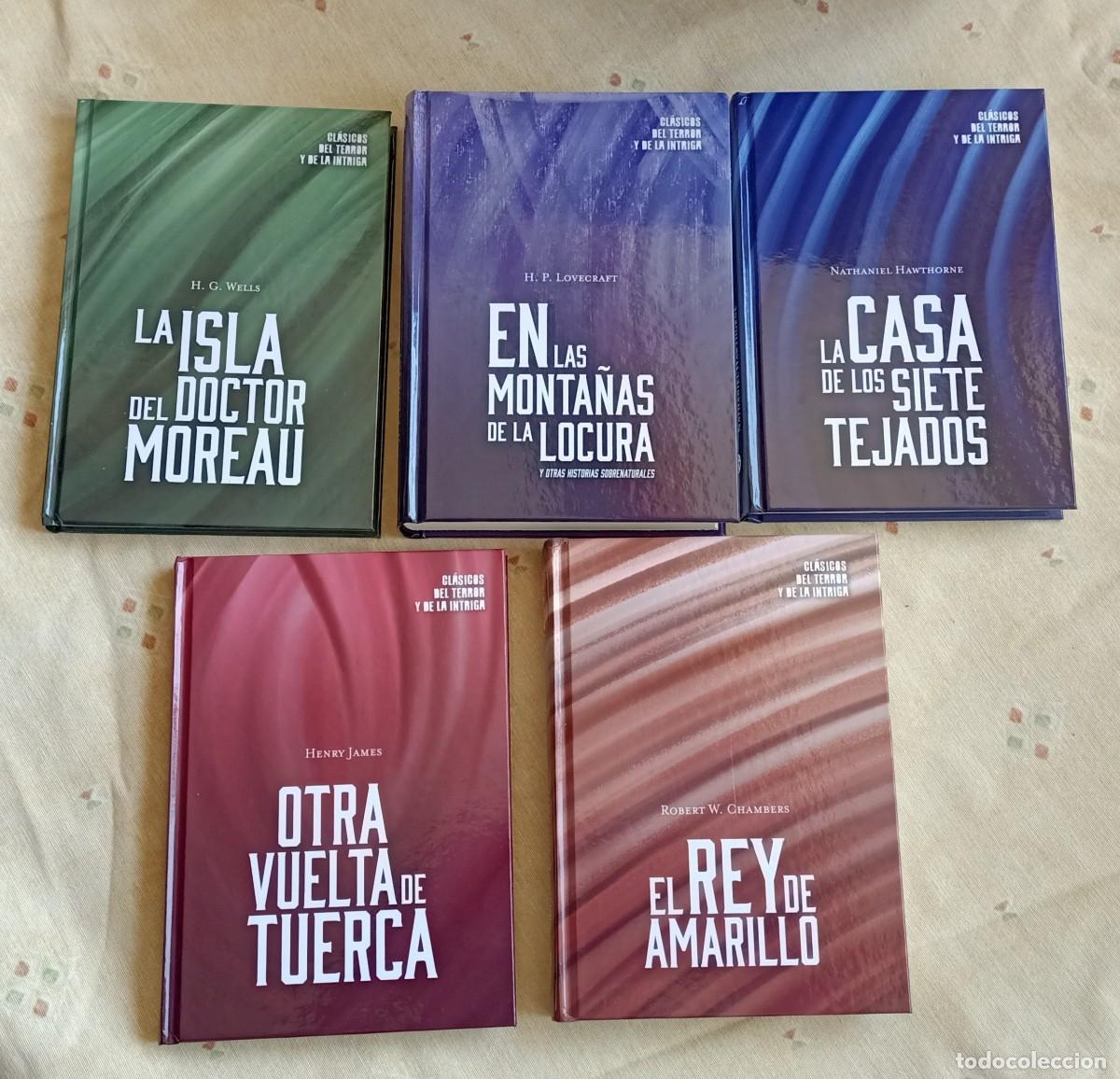 Libros de segunda mano: CLASICOS DEL TERROR.5 TOMOS.CLUB INTERNACIONAL DEL LIBRO.2023.NARRATIVA.TERROR.NUEVOS