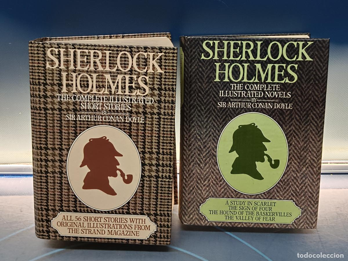 Libros de segunda mano: 2 Libros: Sherlock Holmes - A. Conan Doyle. Chancellor Press.