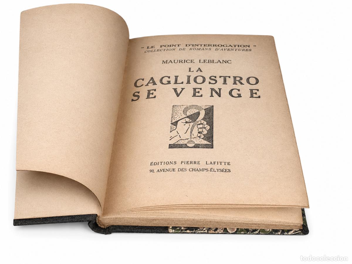 Libros de segunda mano: Maurice Leblanc &ndash; La Cagliostro se venge &ndash; &Eacute;ditions Pierre Lafitte &ndash; 1935 LM