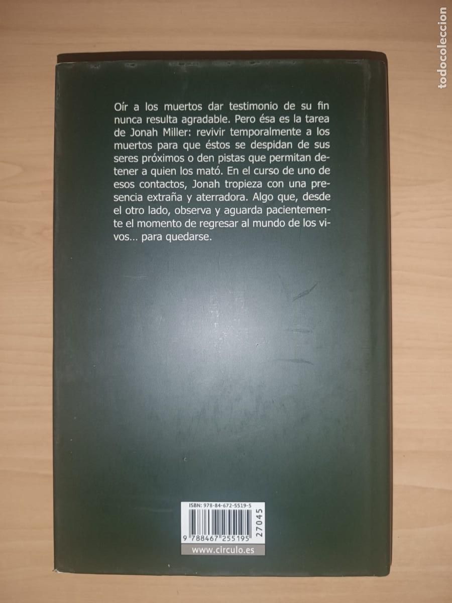 Libros de segunda mano: &Uacute;ltimo aliento - Seth Patrick (C&iacute;rculo de Lectores) - Foto 2
