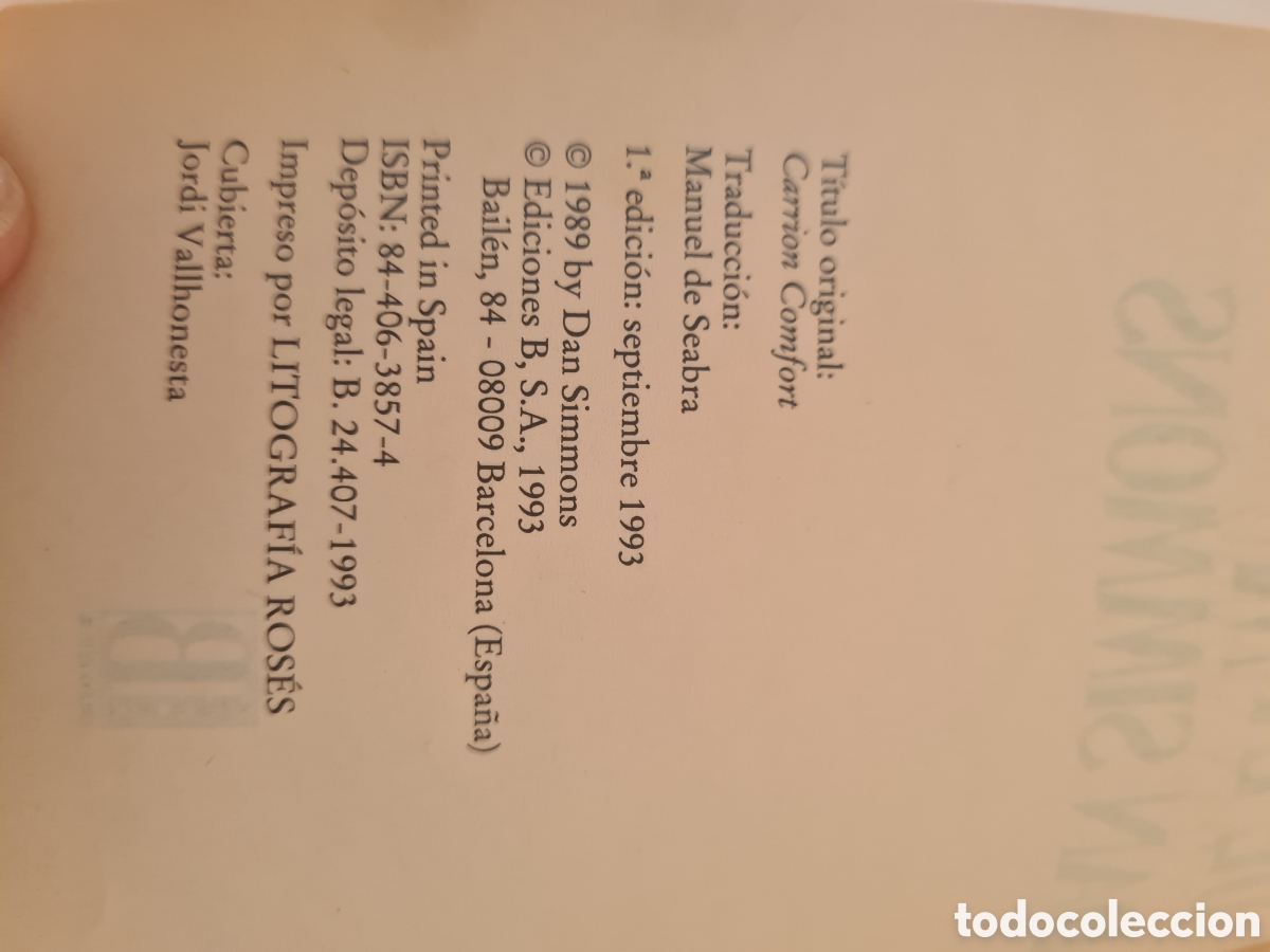 Libros de segunda mano: Dan Simmons - Los vampiros de la mente - Foto 4