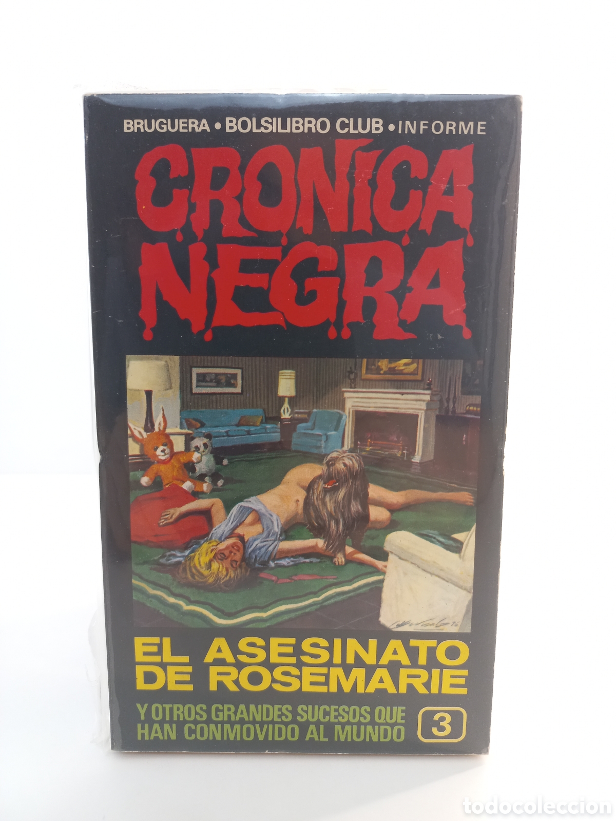 Libros de segunda mano: El asesinato de Rosemarie. Bruguera Bolsilibro Club Cr&oacute;nica Negra.