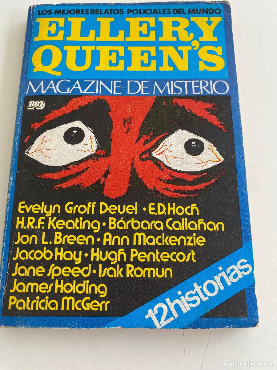Libros de segunda mano: ELLERY QUEEN MAGAZINE DE MISTERIO 12 HISTORIAS N&ordm; 10 EDICIONES AURA