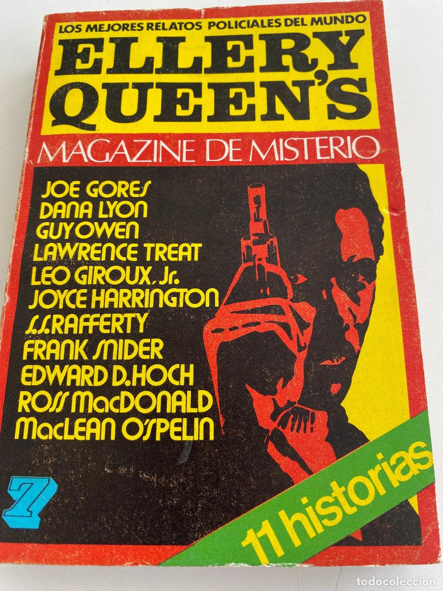 Libros de segunda mano: ELLERY QUEEN MAGAZINE DE MISTERIO 11HISTORIAS N&ordm; 7 DICIONES AURA