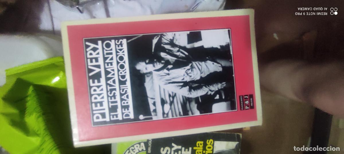 Libros de segunda mano: EL TESTAMENTO DE BASIL CROOKES | PIERRE VERY | PLAZA & JAN&Eacute;S 1984