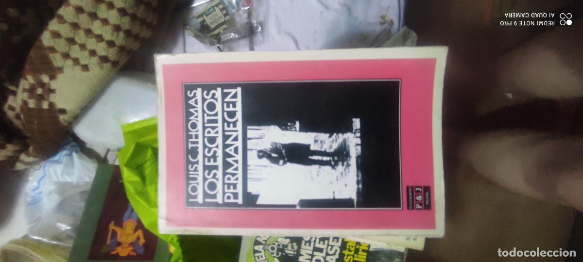 Libros de segunda mano: LOS ESCRITOS PERMANECEN. / LOUIS C. THOMAS -NOVELA POLICIACA