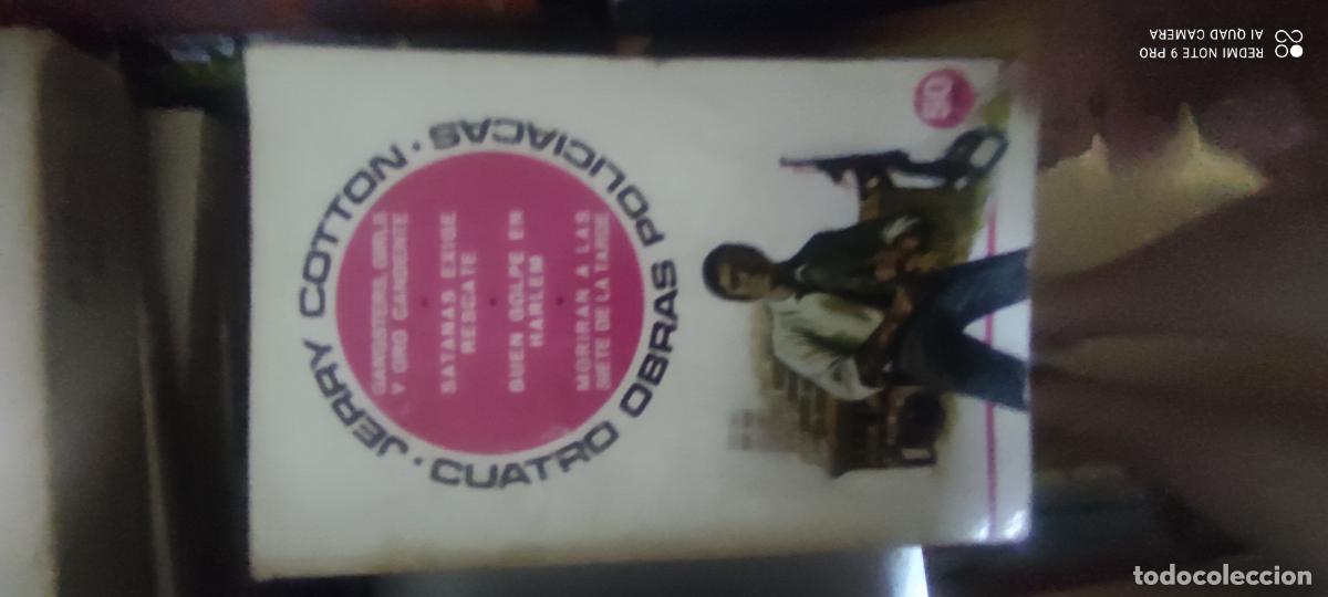 Libros de segunda mano: JERRY COTTON - EDICIONES G. P. 1965 - CUATRO OBRAS POLICIACAS