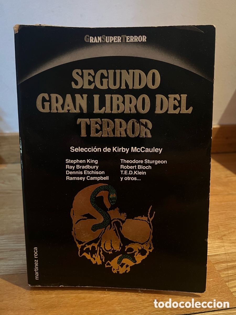 Libros de segunda mano: SEGUNDO GRAN LIBRO DEL TERROR Selecci&oacute;n de Kirby McCauley