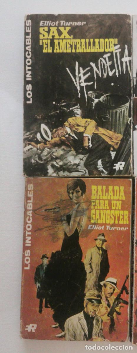 Libros de segunda mano: ELIOT TURNER: Balada para un Gangster + Sax el ametrallador Los intocables n&ordm; 50 y 55