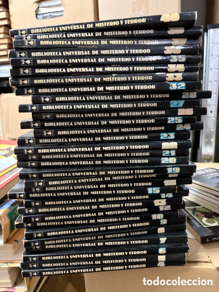 Libros de segunda mano: Biblioteca universal de misterio y terror 40 39 37 36 35 34 33 32 28 27 26 25 24 23 22 21 20 19 17