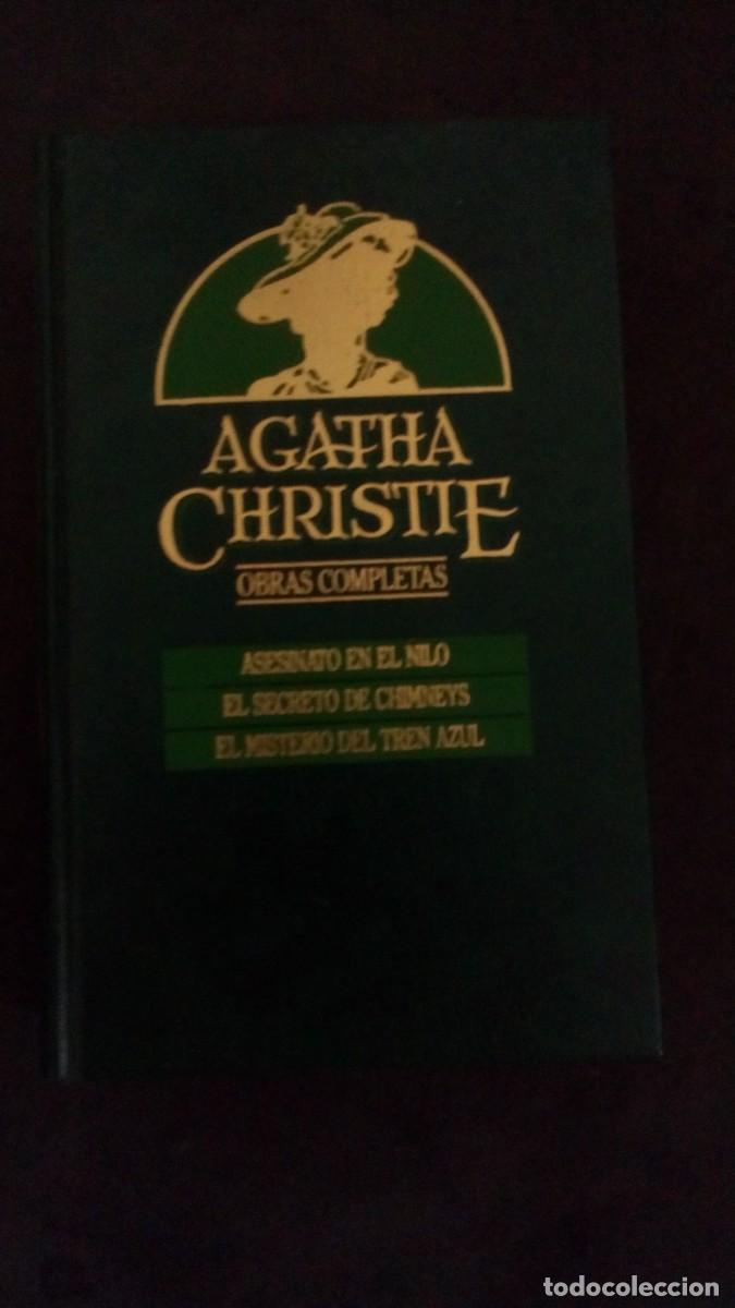 Libros de segunda mano: AGATHA CHRISTIE OBRAS COMPLETAS -ASESINATO EN EL NILO -EL SECRETO DE CHIMNEYS- EL MISTERIO DEL TREN