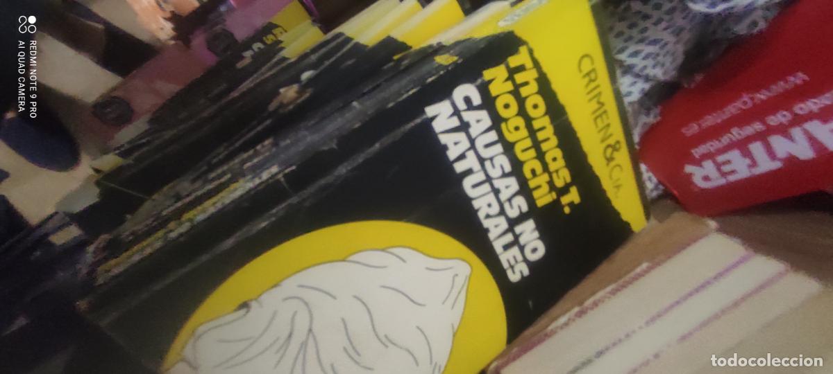 Libros de segunda mano: CAUSAS NO NATURALES THOMAS T. NOGUCHI COL. CRIMEN & CIA N&ordm; 48. ED. VERSAL 1989