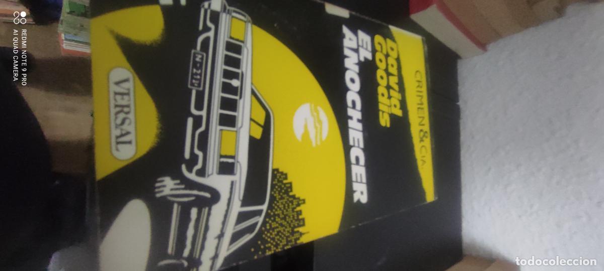 Libros de segunda mano: DAVID GOODIS / EL ANOCHECER / ED. VERSAL, 1&ordf; ED. 1987. CRIMEN & C&Iacute;A