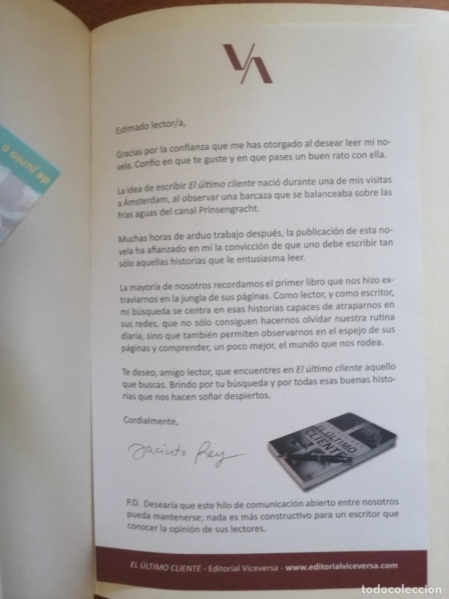 Libros de segunda mano: El &uacute;ltimo cliente, Jacinto Rey, Viceversa Editorial - Foto 5