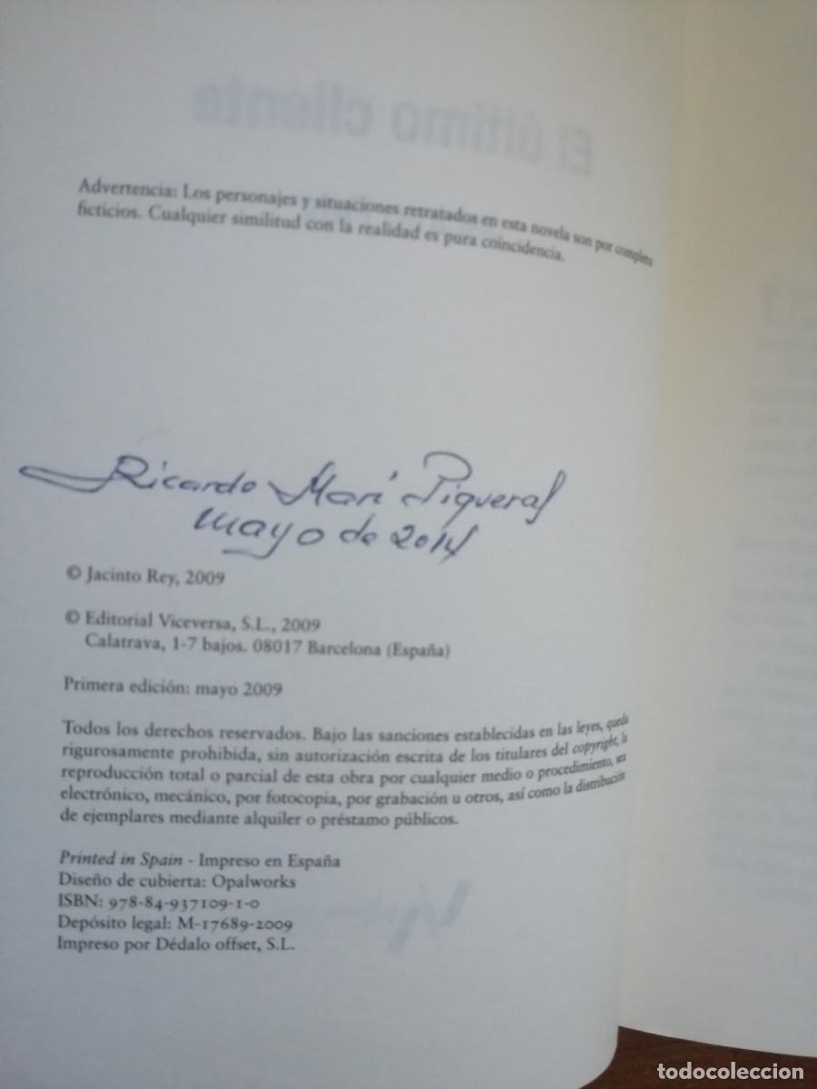 Libros de segunda mano: El &uacute;ltimo cliente, Jacinto Rey, Viceversa Editorial - Foto 6