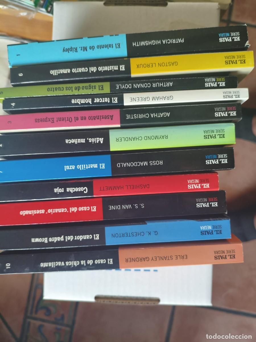 Libros de segunda mano: Lote 11 Novelas El Pais Serie Negra : Christie, Hammet, Chandler, Conan Doyle, Highsmith, Greene, Le