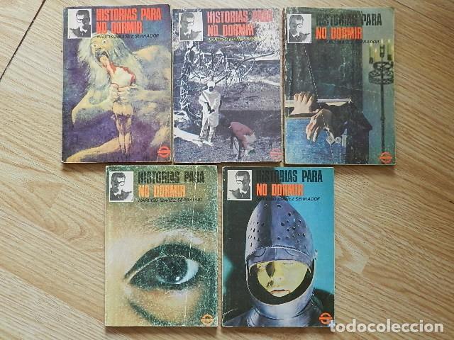 Libros de segunda mano: Lote 5 Historias para no dormir Narciso Ib&aacute;&ntilde;ez Serrador a&ntilde;o 1967 Volumen I n&ordm; 3 Vol. II n&ordm; 1 2 3 5