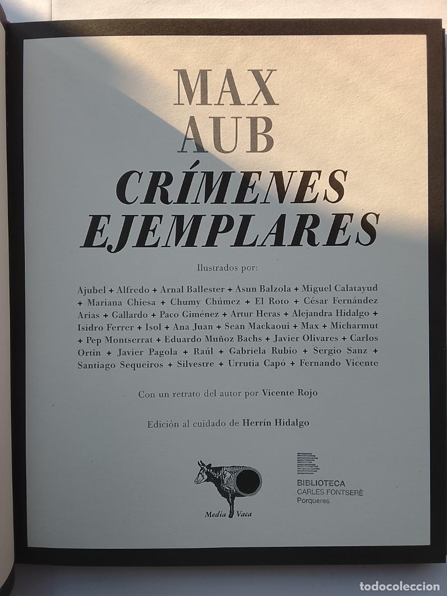 Libros de segunda mano: Max Aub, Cr&iacute;menes ejemplares - Foto 4