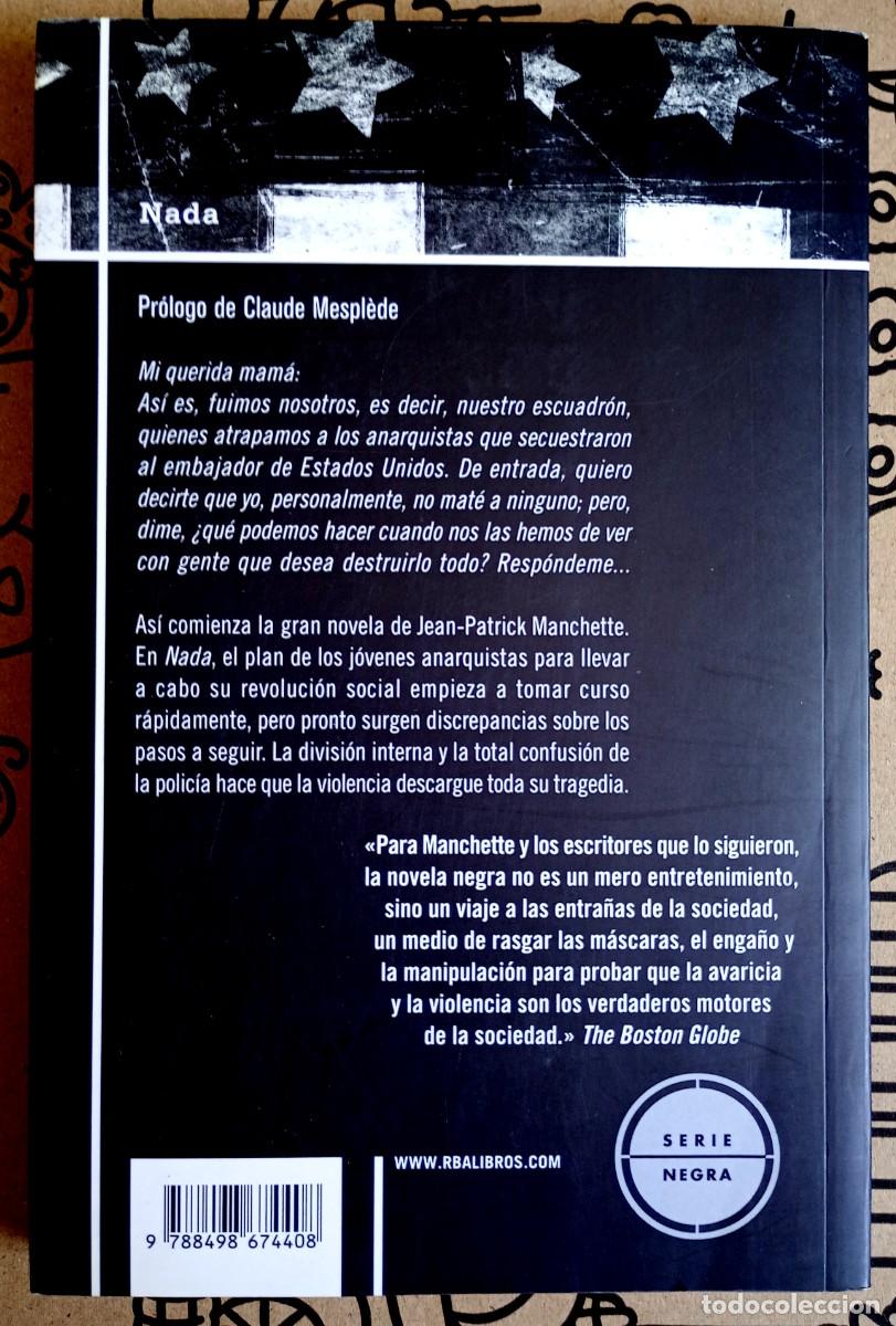 Libros de segunda mano: Jean-Patrick Manchette . Nada - Foto 2